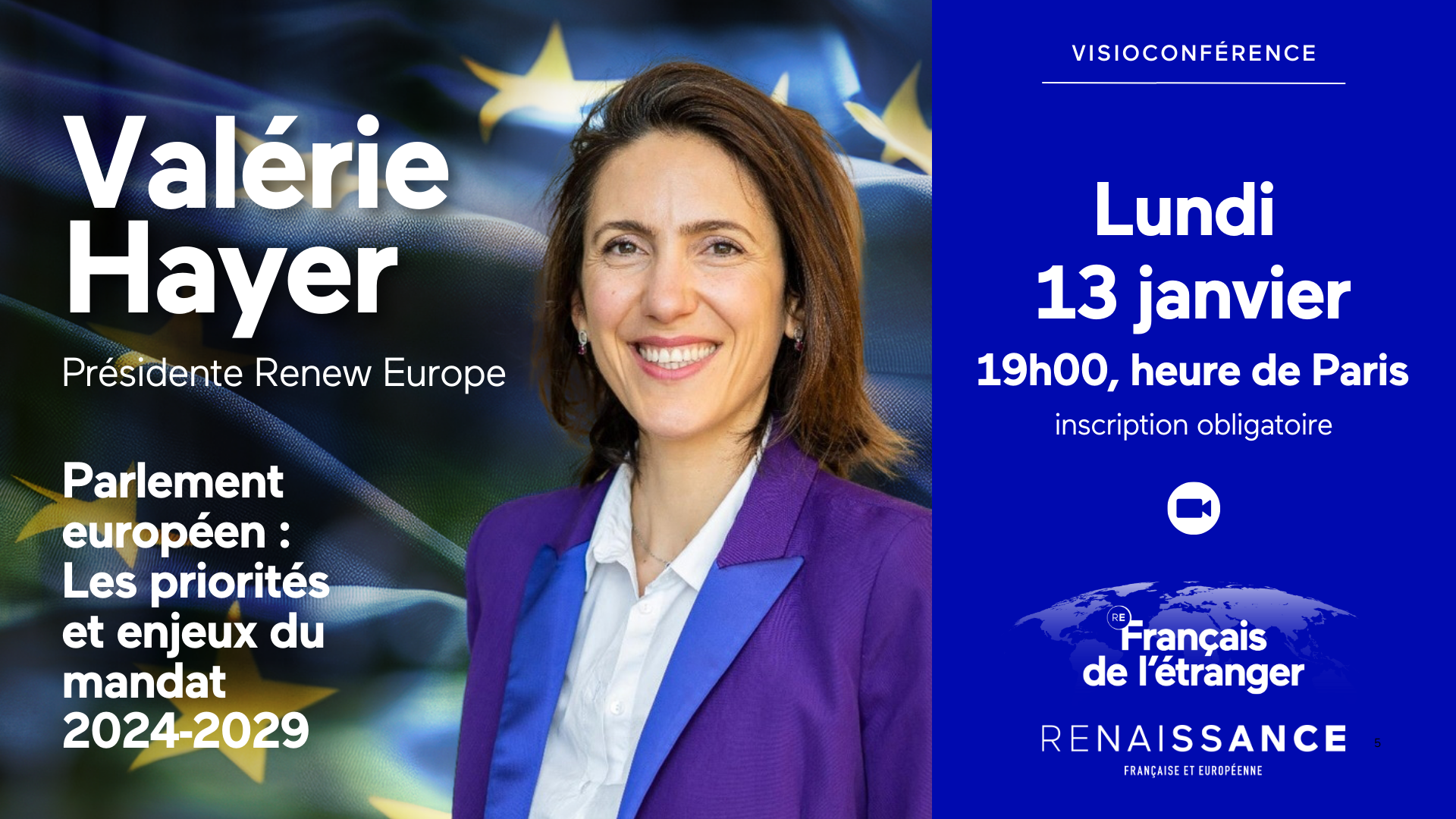 Visioconférence avec Valérie Hayer