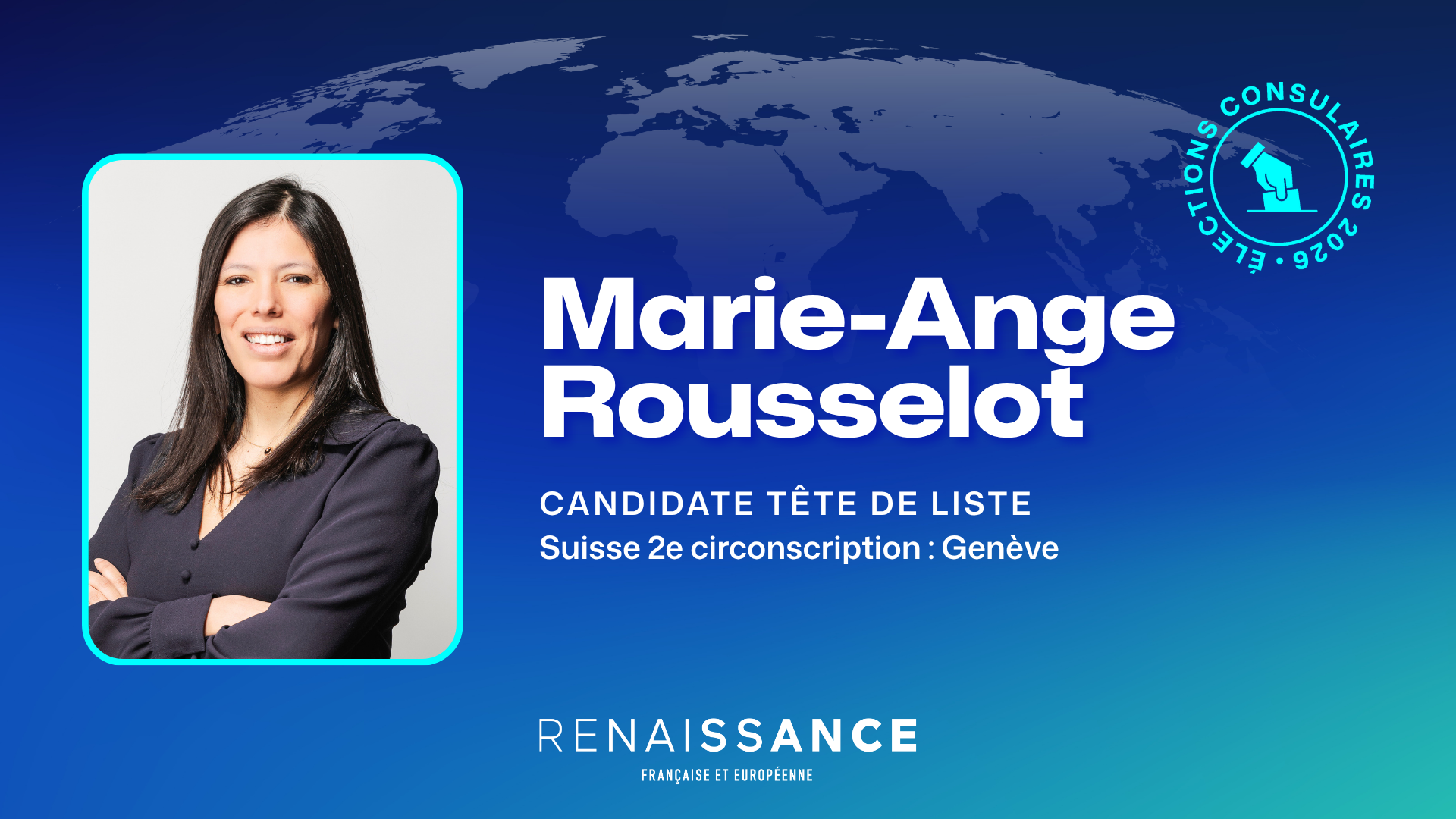 Vos candidats : Marie-Ange Rousselot, candidate à Genève