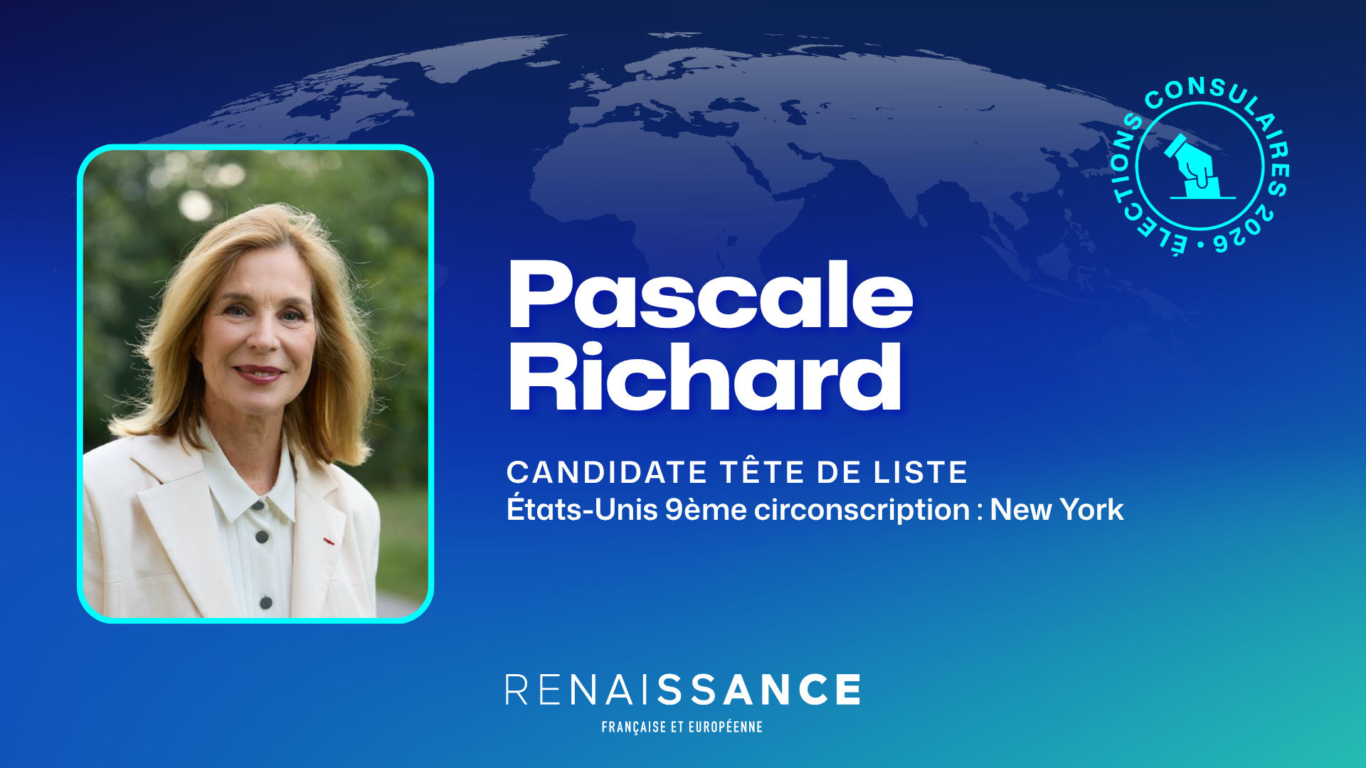 Pascale Richard, candidate à New York